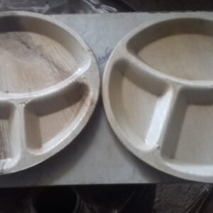 12 inches - 4 partition Areca Leaf Plate