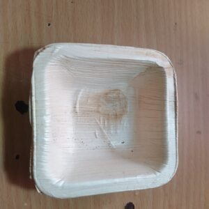 3 Inches Square Areca Leaf Bowl