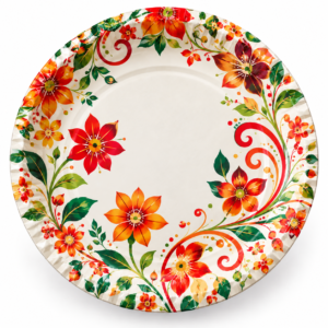 Color Duplex Paper Plate – 12 Inch