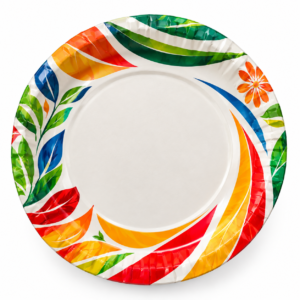 Color Duplex Paper Plate – 7 Inch
