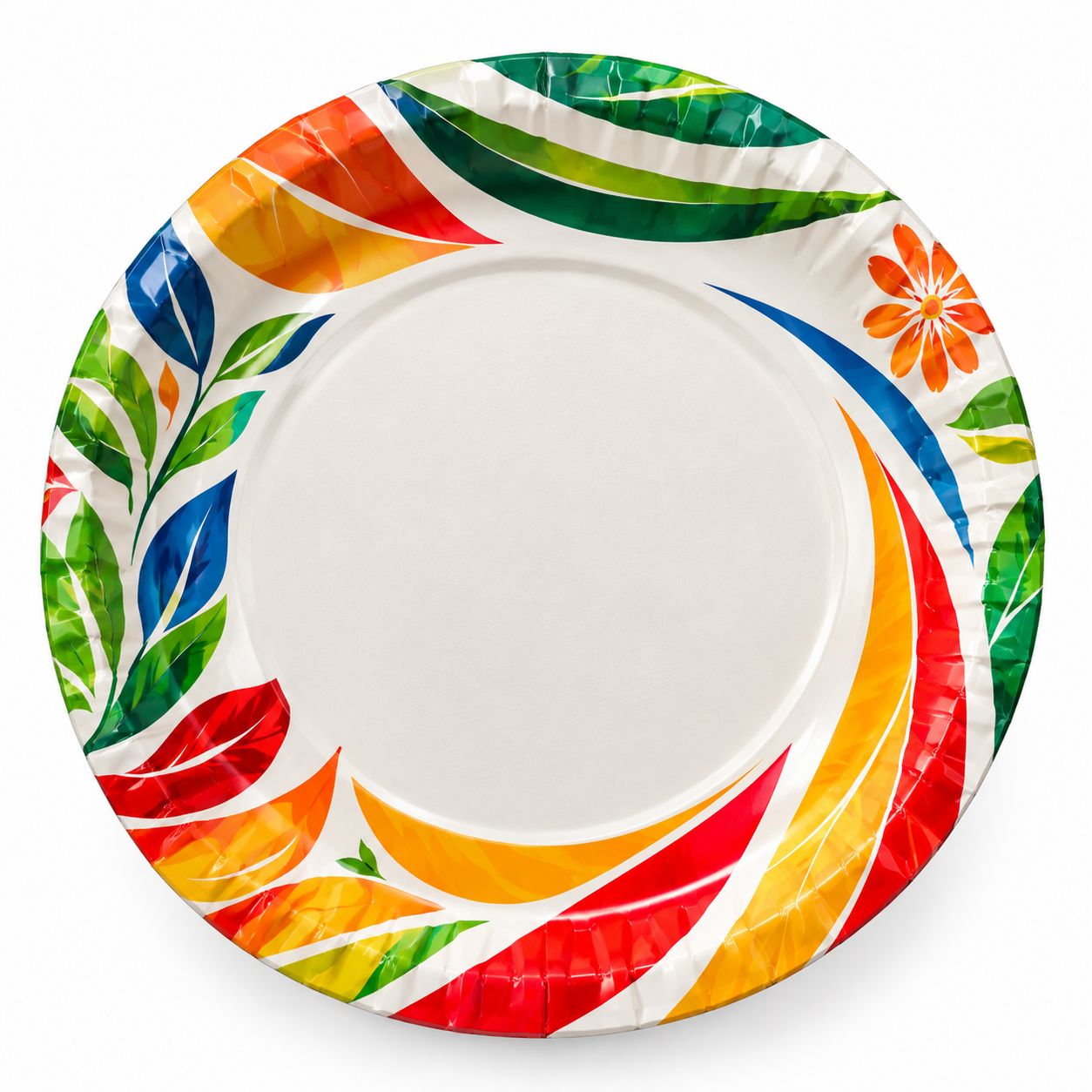 Color Duplex Paper Plate – 7 Inch