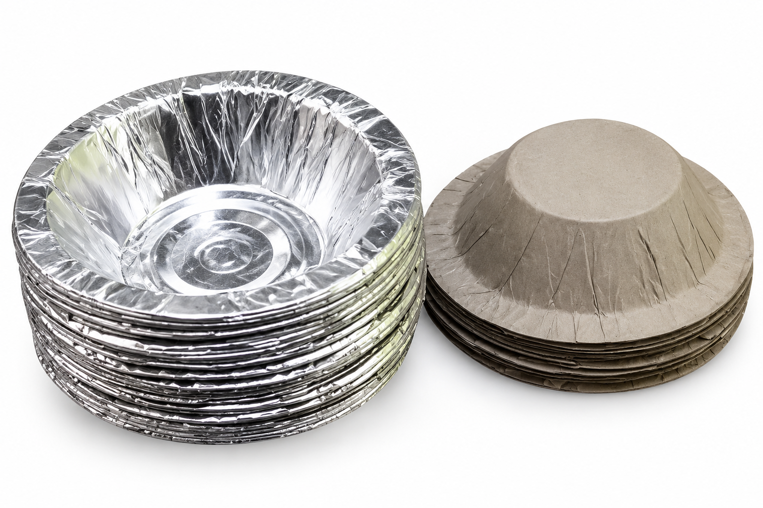 Silver Paper Bowl – 6 Inch