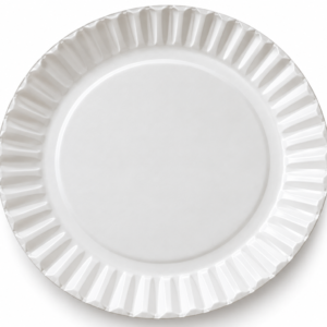 White Duplex Paper Plate – 8 Inch